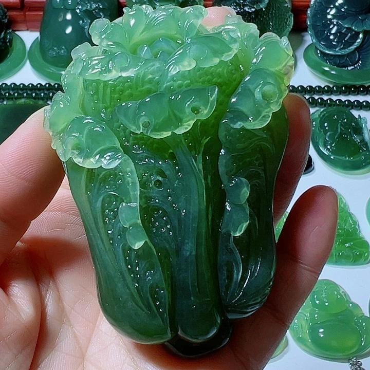 蛇纹石玉未镶嵌手把