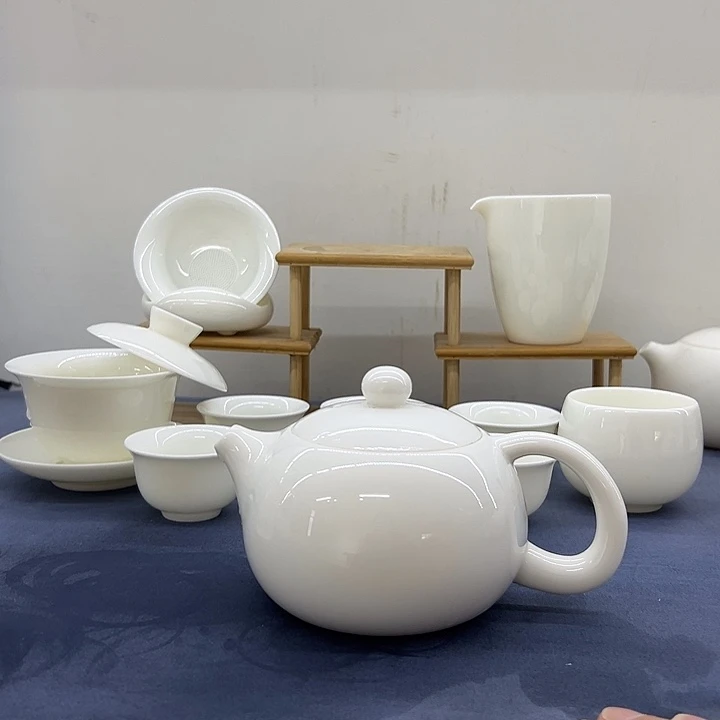 德化白瓷300毫升大壶套装