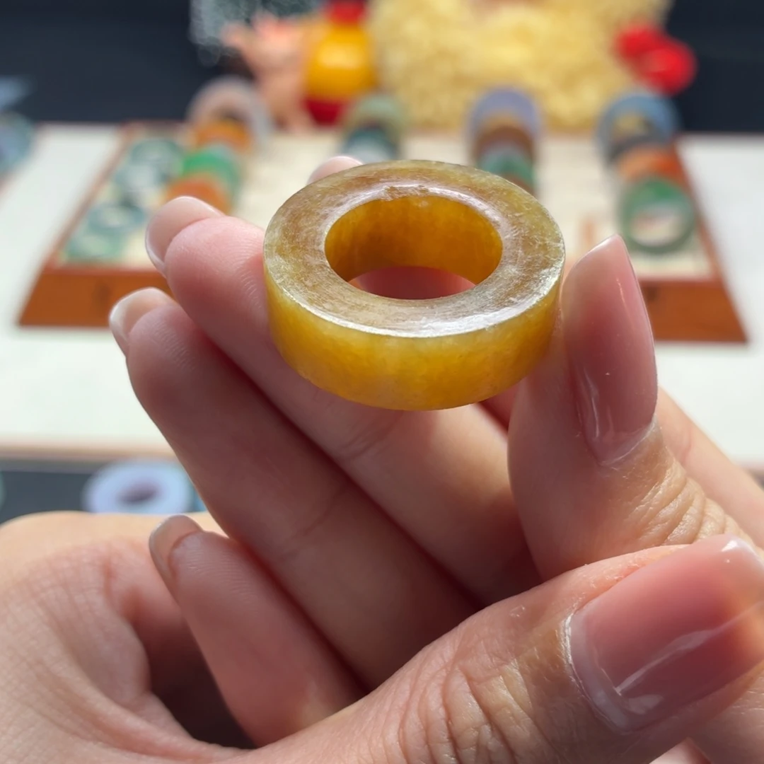 未镶嵌定制翡翠蜜黄10-18.5#