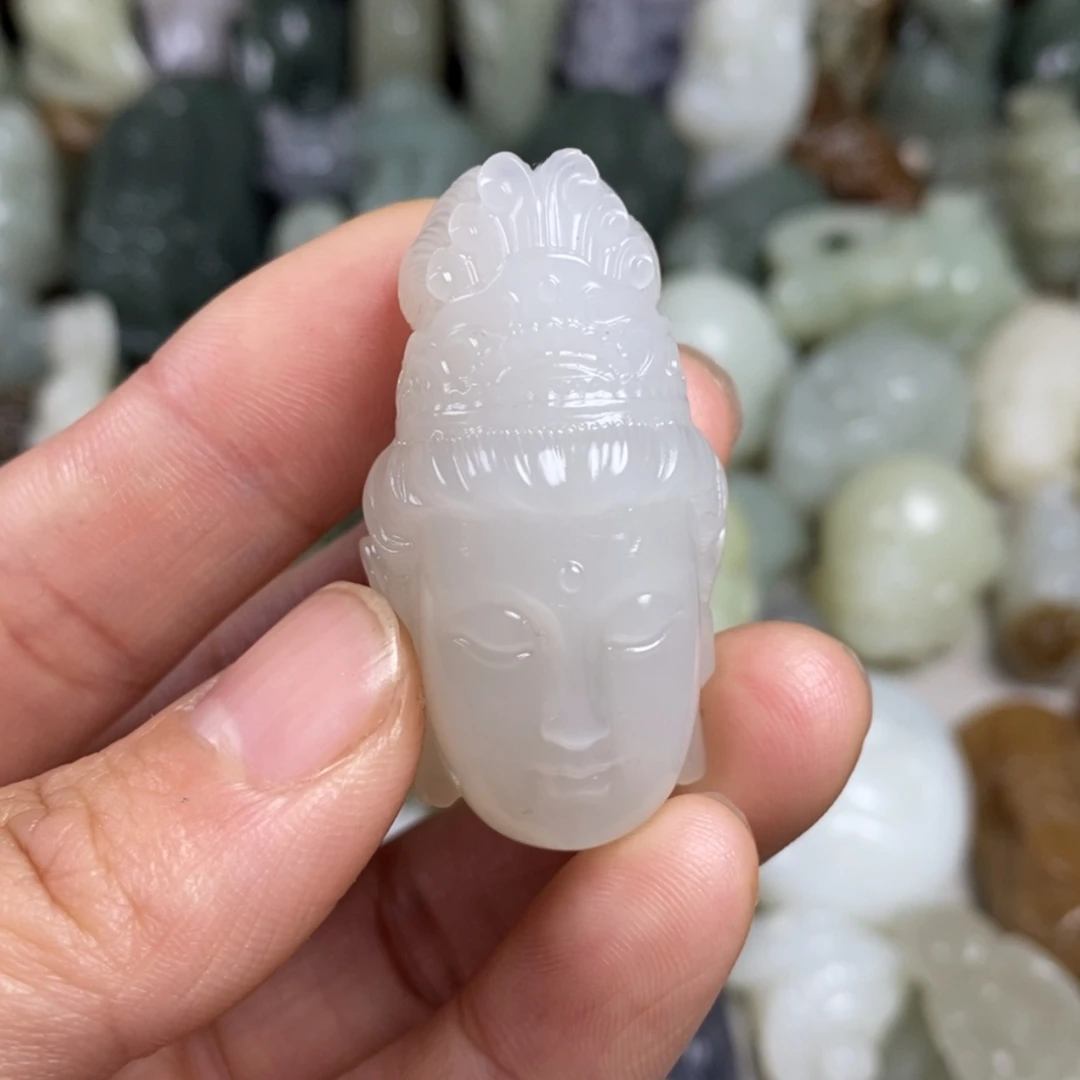 【闪购商品】和田玉挂件未镶嵌哈**g