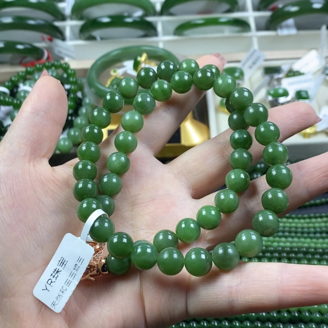 和田玉（碧玉）项链未镶嵌