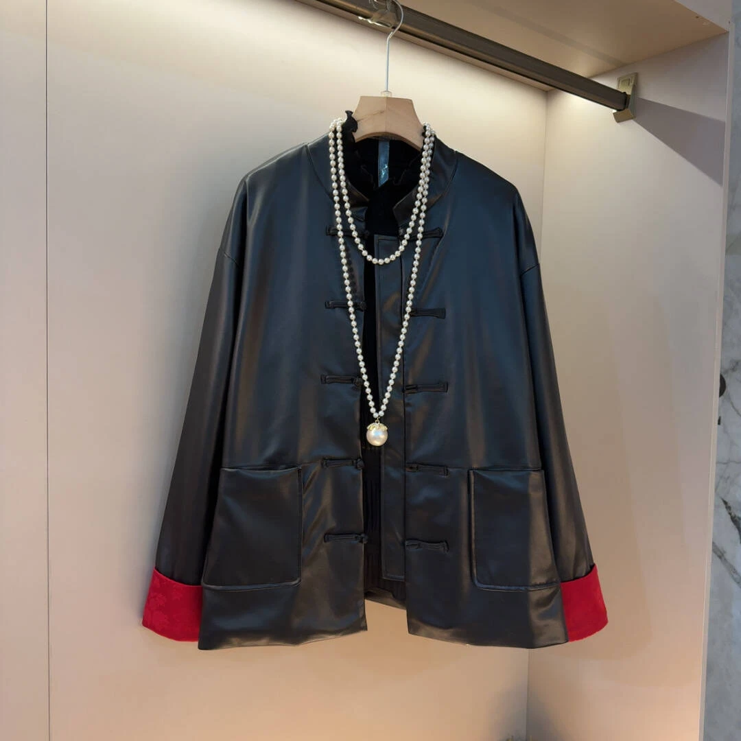 新中式高级感2025早春新款老钱风款式休闲百搭显瘦外套（衣长64）