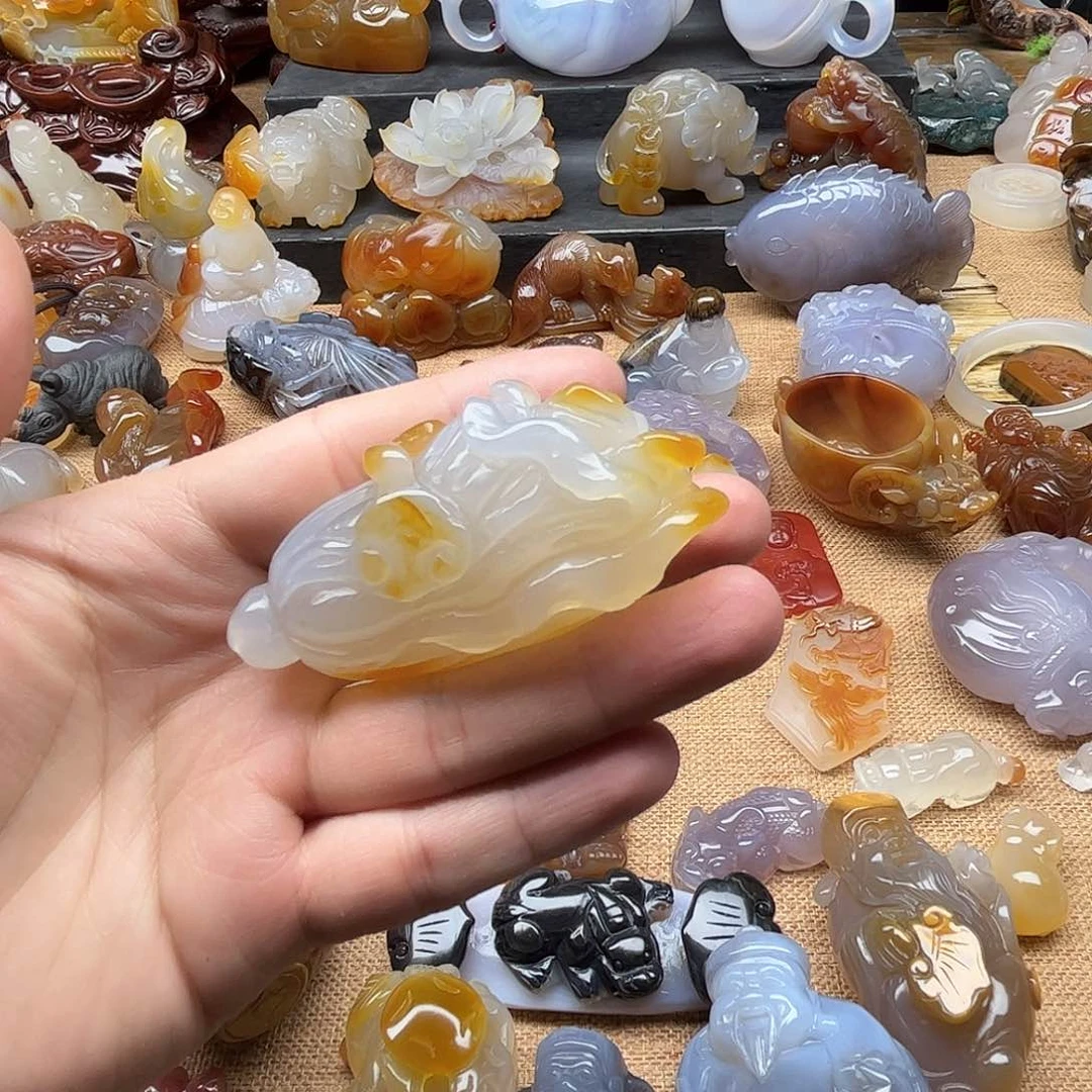 玛瑙/玉髓玛瑙未镶嵌拾*