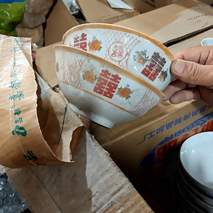 瓷片盘子碗茶壶啥都有大号