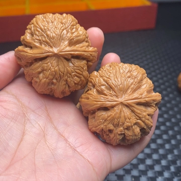 把件文玩核桃球筋46尺