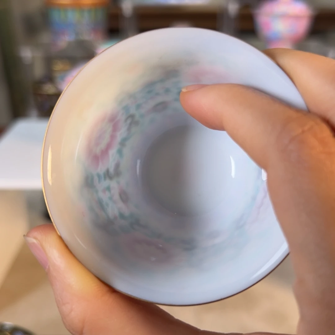 牛***草纯手工手绘 高端茶器