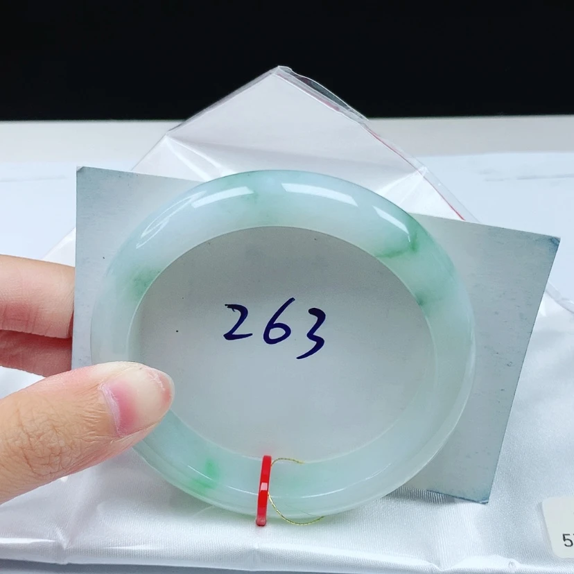 【闪购商品】翡翠手镯未镶嵌57.3圈
