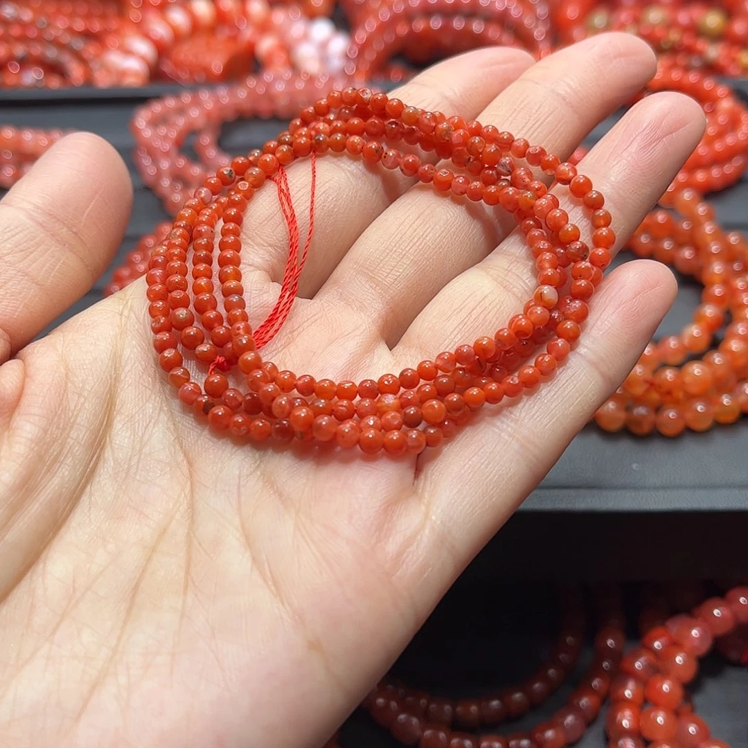 南红玛瑙手链未镶嵌