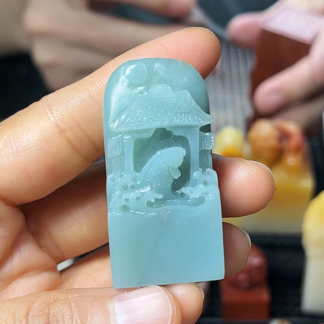 寿山石印石这个我是很看好啊