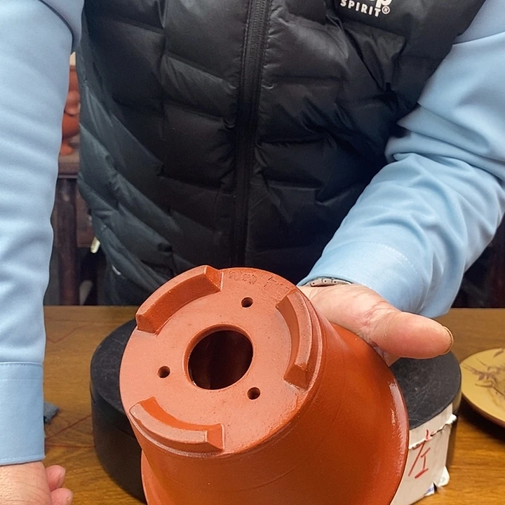 紫砂花盆货号一只JN78