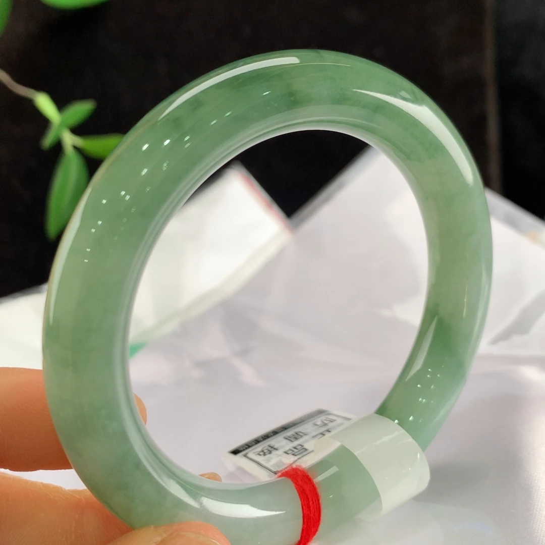 翡翠手镯未镶嵌心**白111-2688