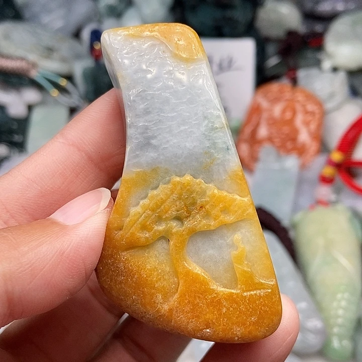 未镶嵌挂件翡翠翡翠