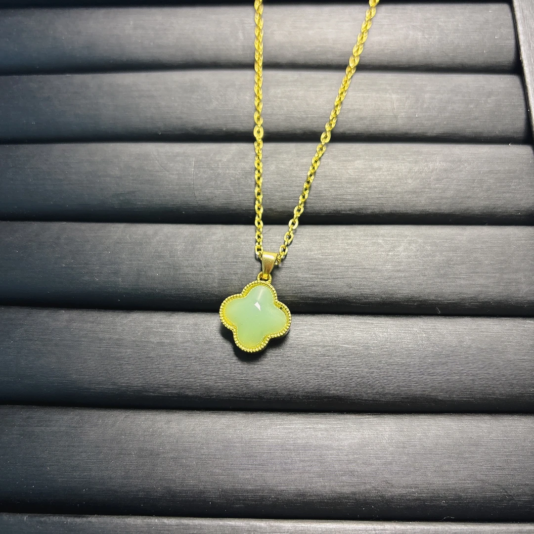 【玉萃轩】DX2-666精品时尚百搭设计款四叶草【原创】