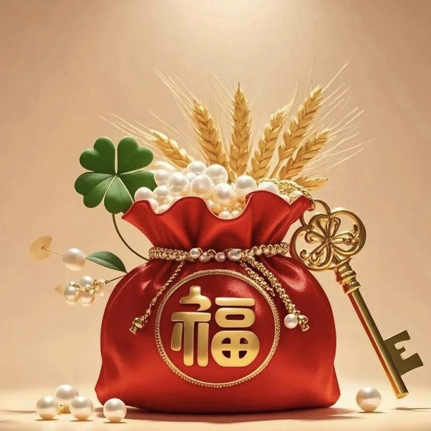 出远门和小西瓜祈福收纳袋