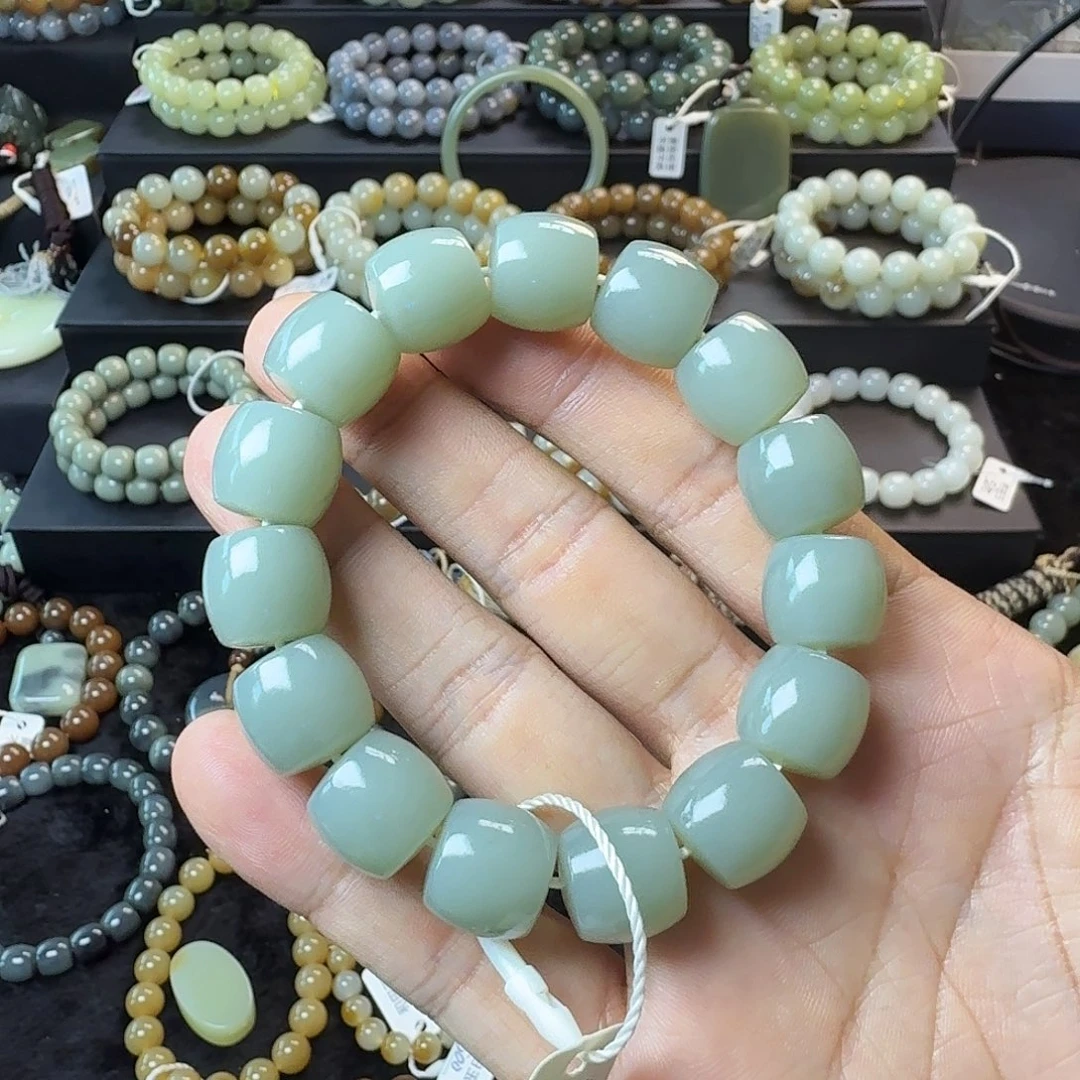 手链未镶嵌和田玉一物一证 NGTC国检。支持全国复检