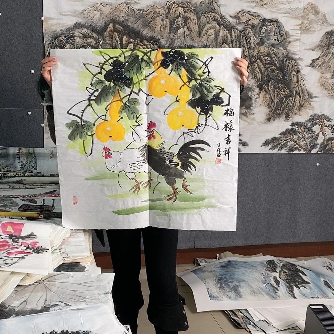 国画手写手绘国画作品30