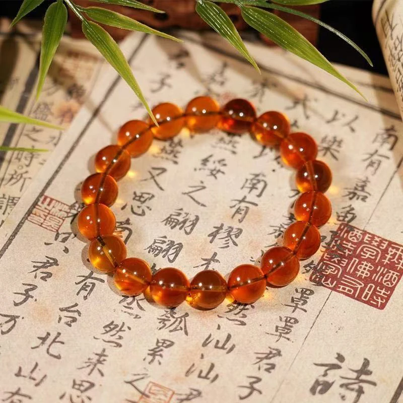 10mm净水茶泊精美手串-385