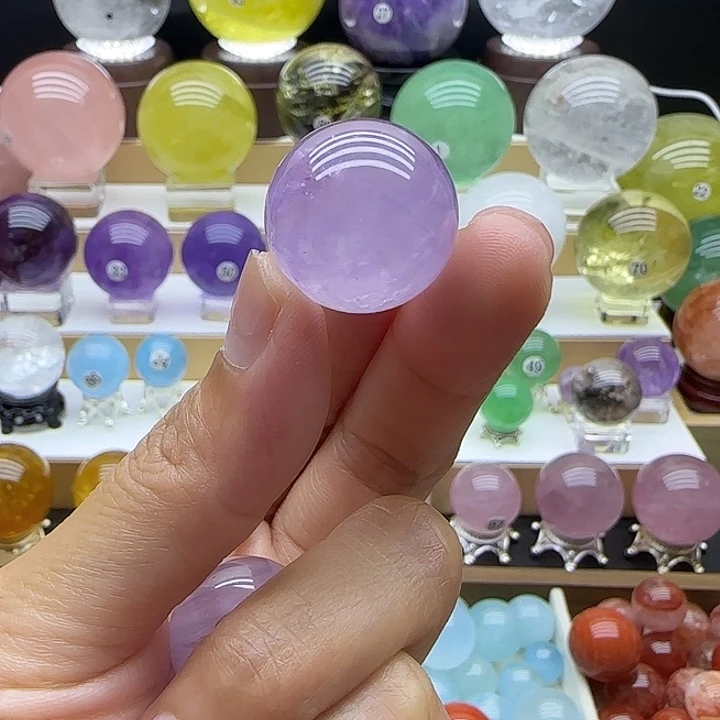 未镶嵌珠宝半成品水晶21.5mm