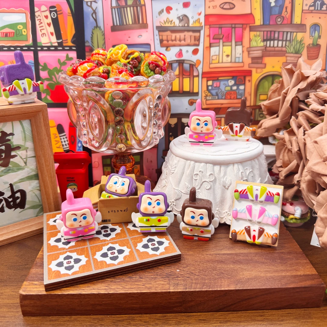 【草莓定制款】巴斯光年胖嘟嘟版 全立体手工摆件 DIY树脂配件