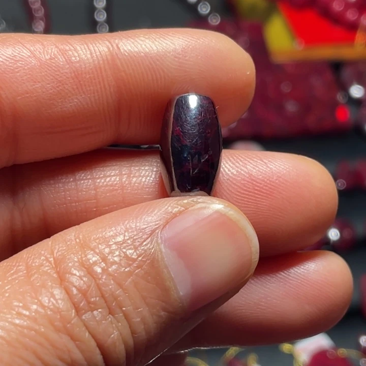 天然辰砂乌砂转运珠5.2克