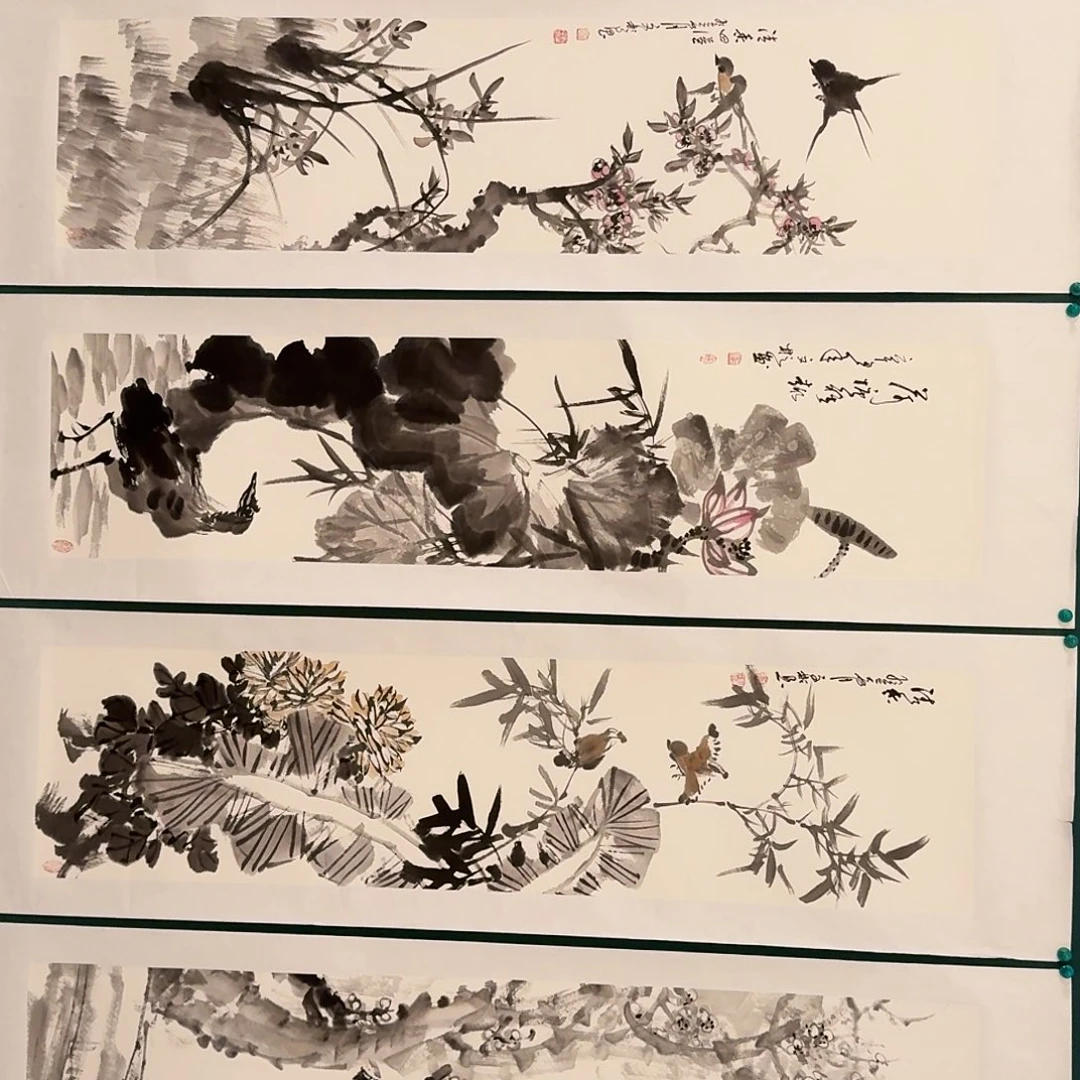 国画溥文彬老师的作品