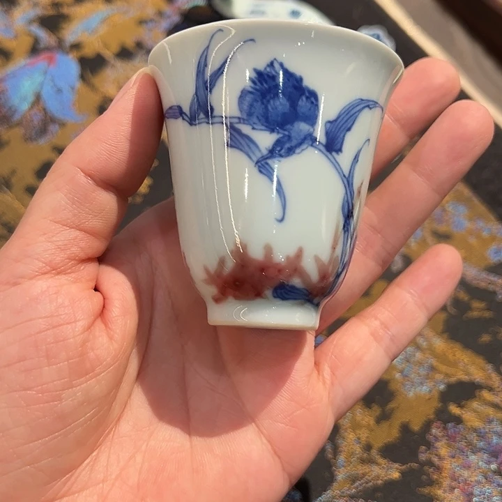 省大师亲工原矿青花釉里红不补差价