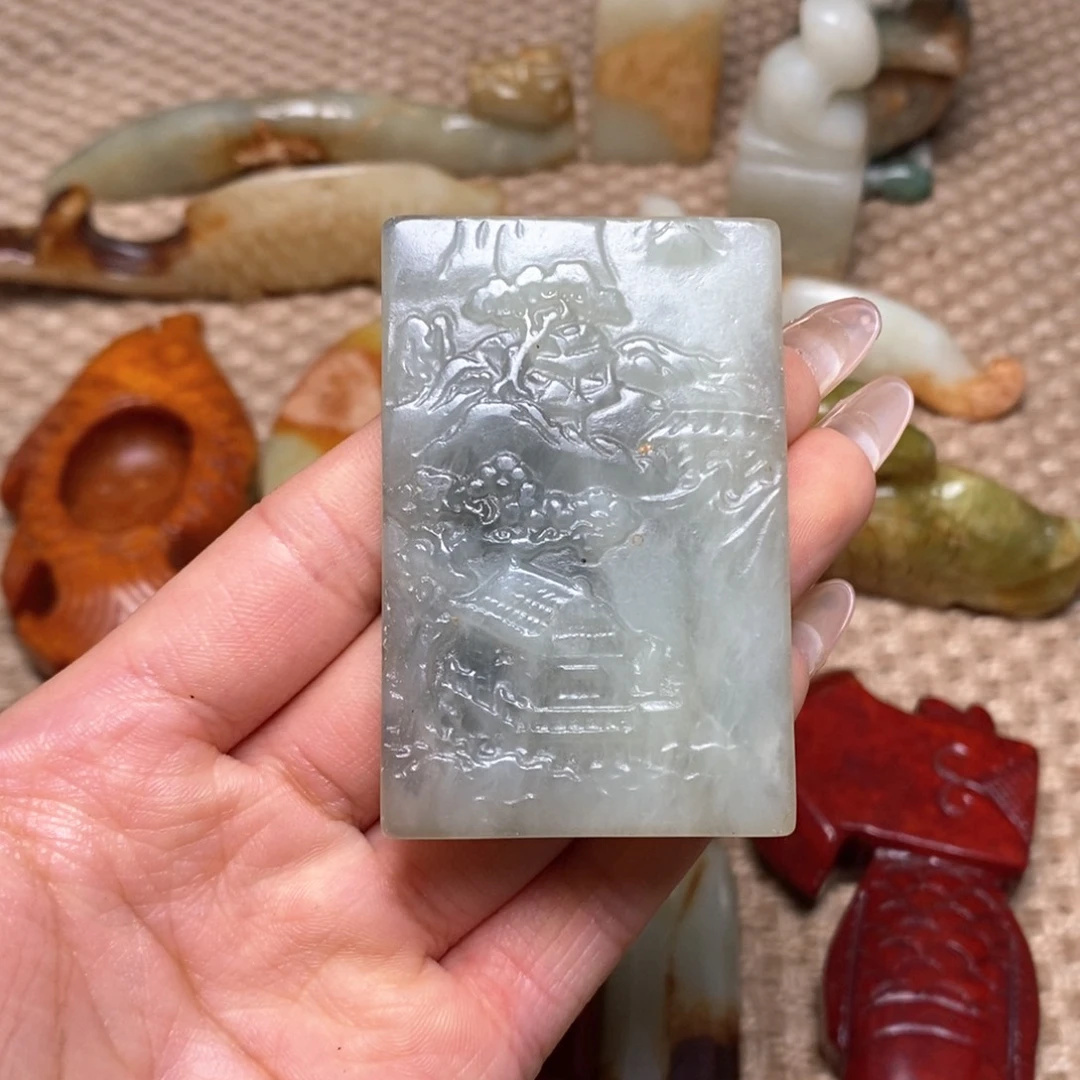 白玉菩提吊坠白玉菩提白玉菩提摆件