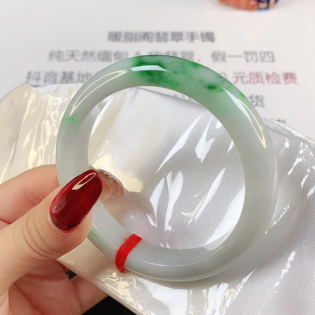 翡翠手镯未镶嵌缅甸天然1425
