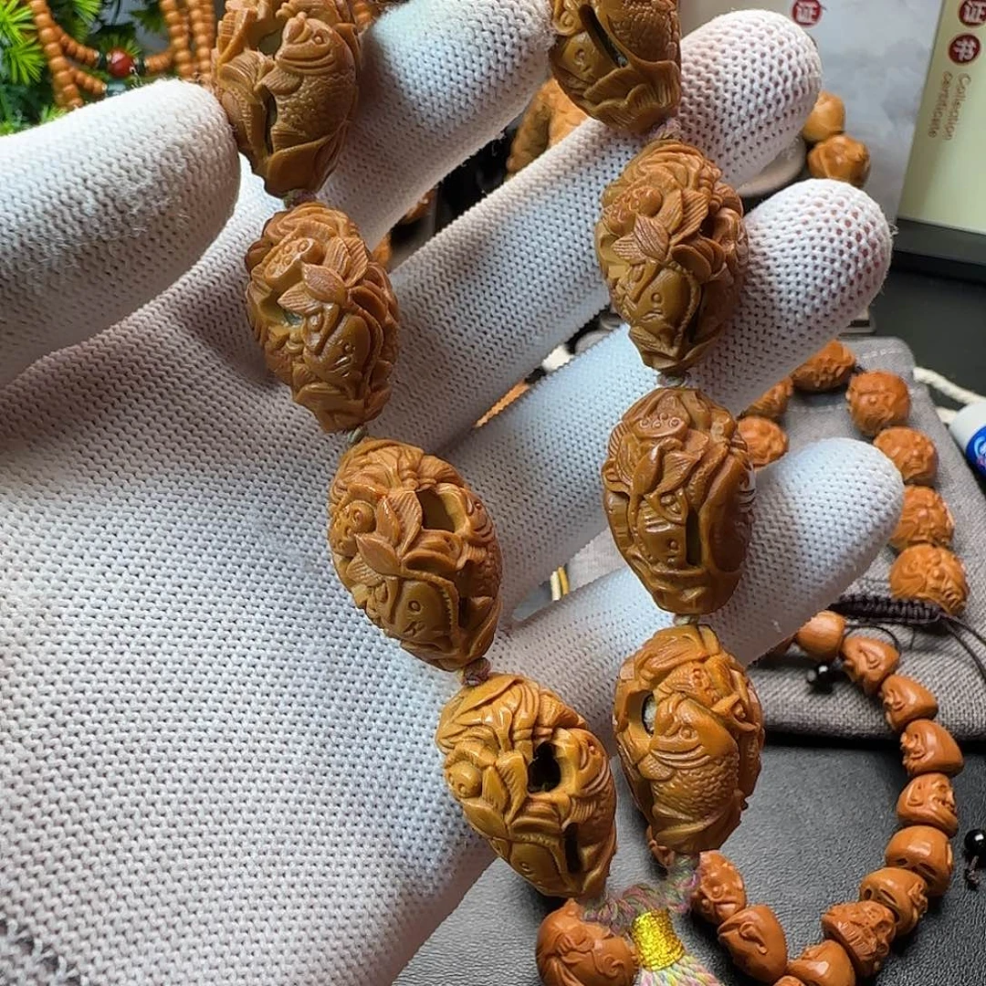 手串/手链橄榄核荷叶鱼