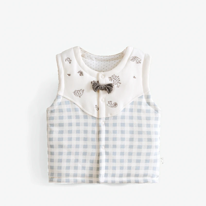 【吉】男女通用薄款春秋卡通动漫婴儿新生儿马甲