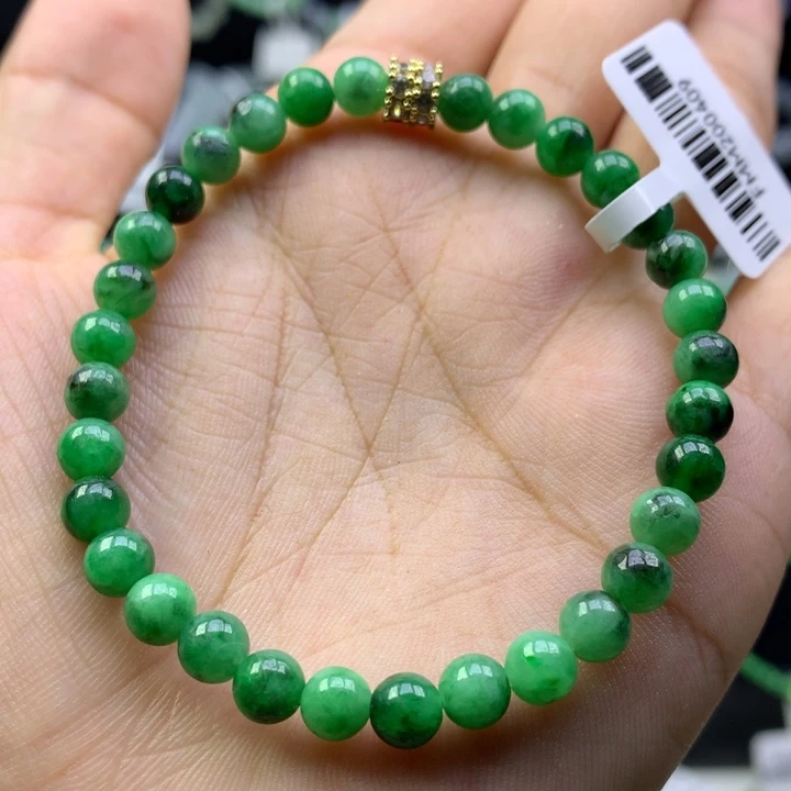 未镶嵌手串翡翠卡5.5