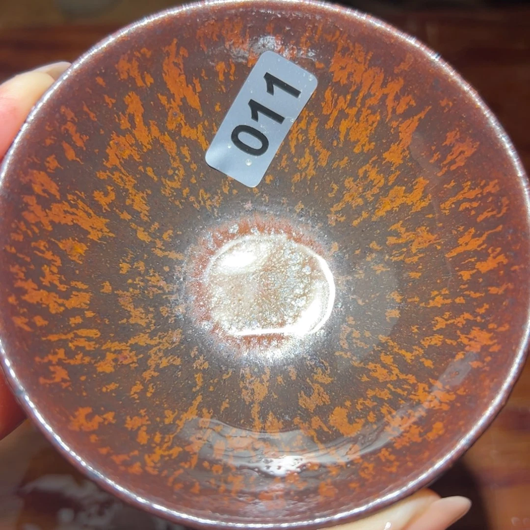 岁***河茶盏全手工原矿原釉建盏