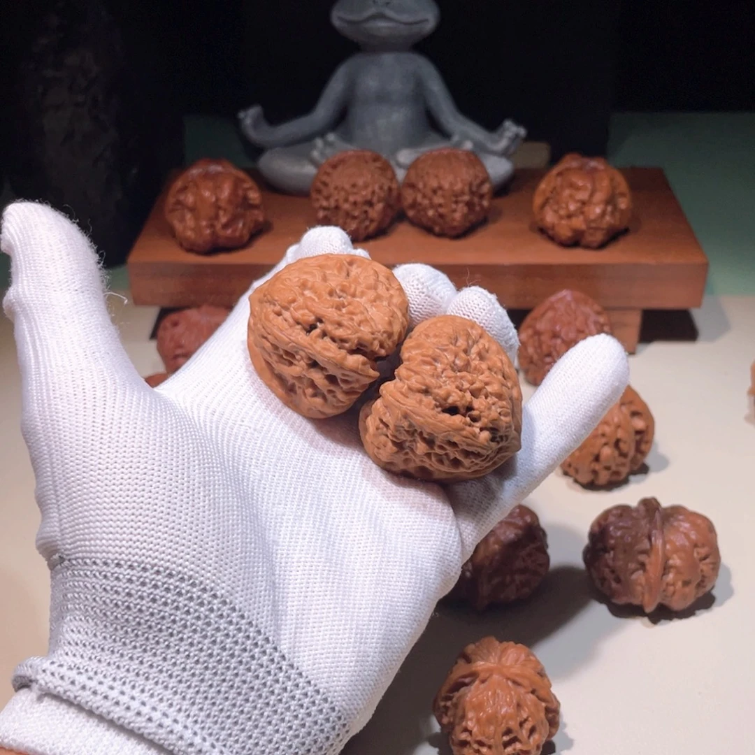把件文玩核桃平谷凹底4241，2296
