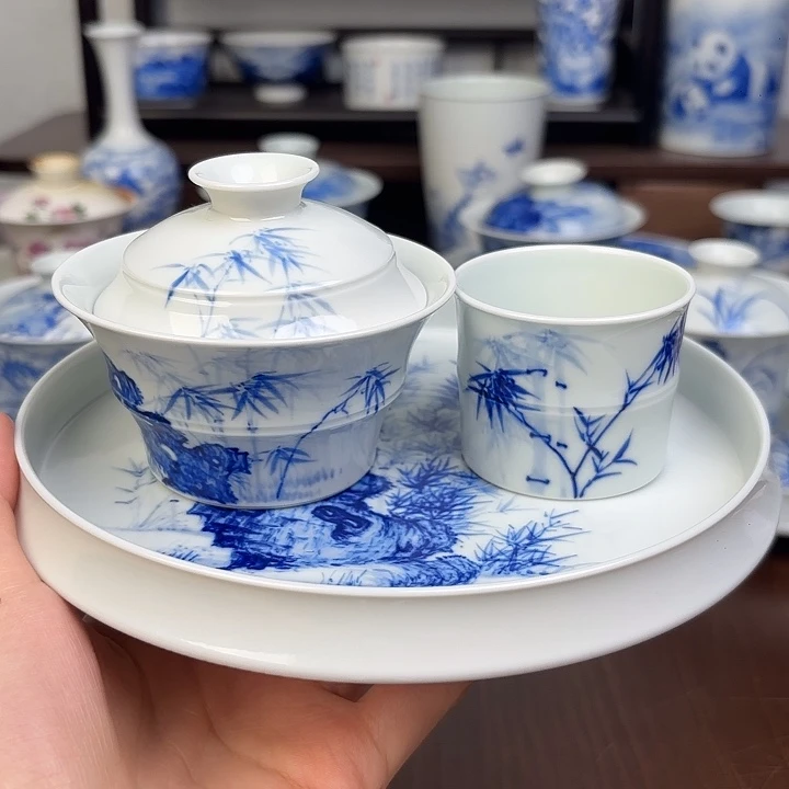 壶承手工手绘竹子套组