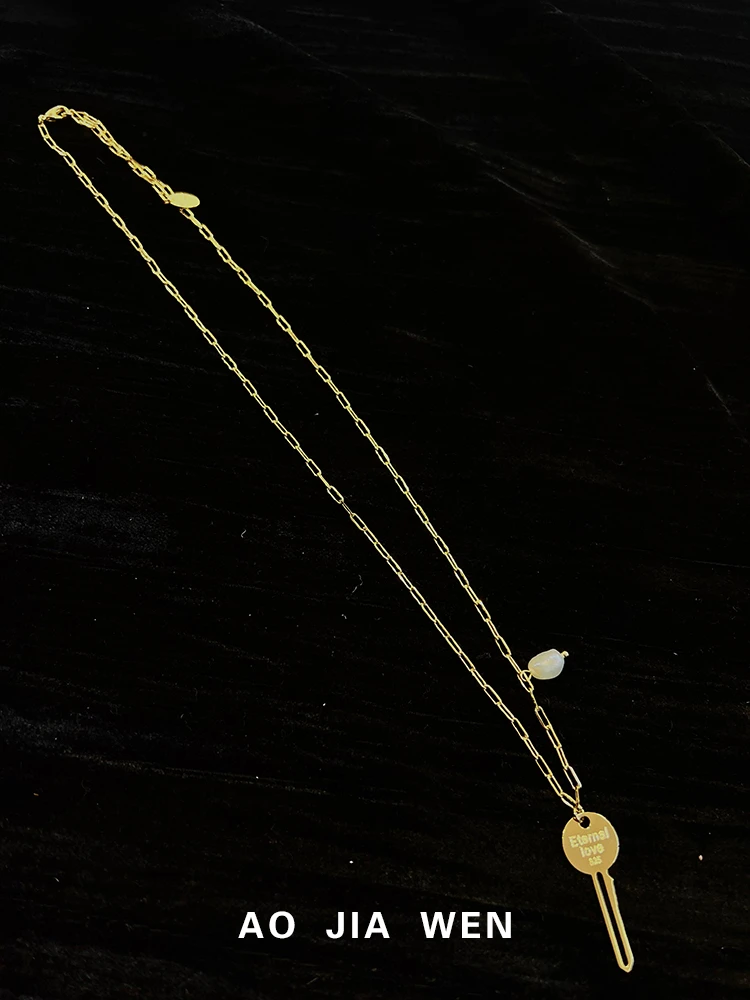 合金项链 【佳文定制】EX2481珍珠项链