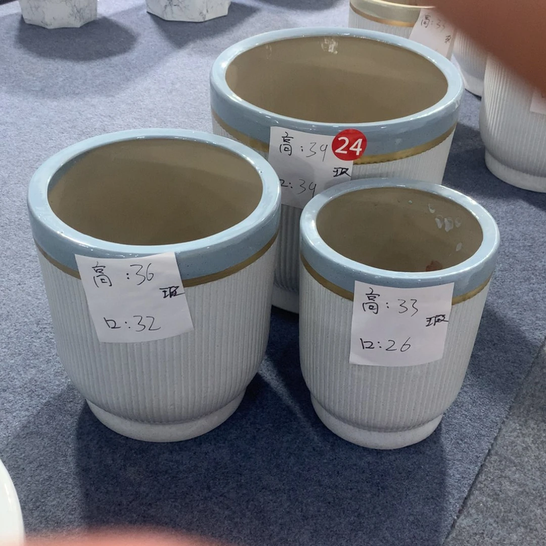 高温陶瓷花盆微瑕