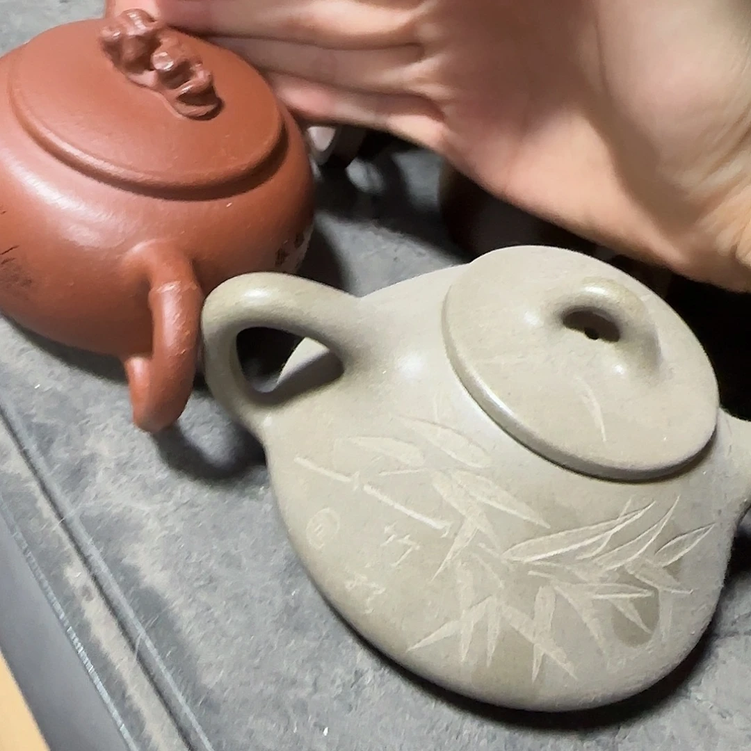 茶壶底槽青民间手艺人全手工制作