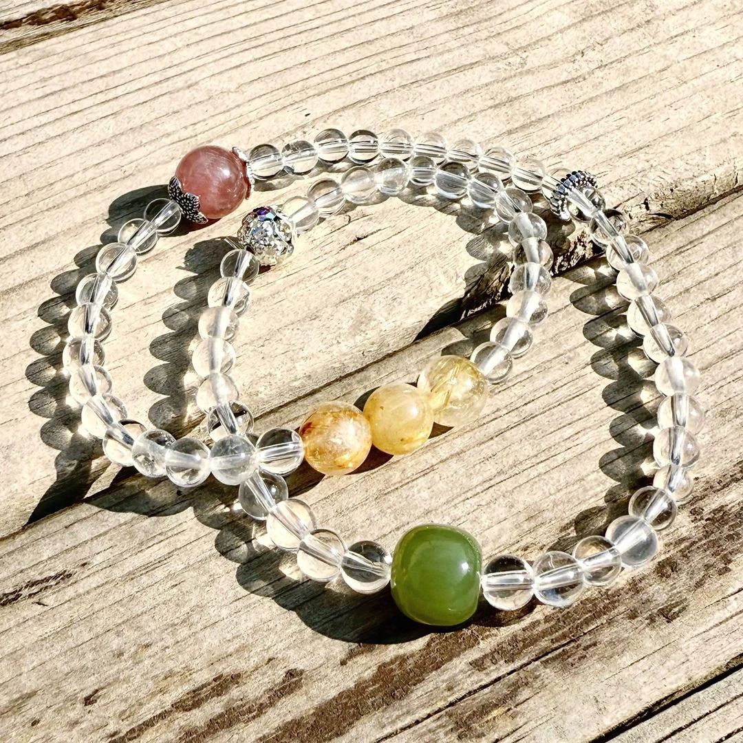 晶玉芳华——双圈水晶手串