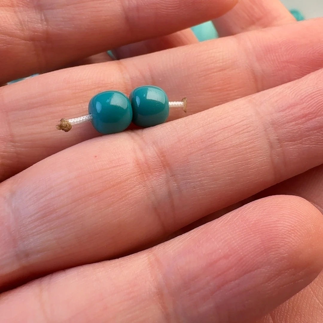 绿松石未镶嵌珠宝奇石7*6mm
