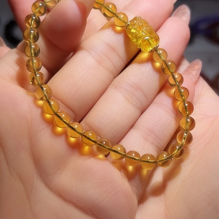 琥珀未镶嵌手链8888889889