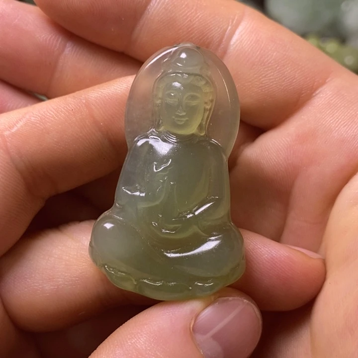 岫玉天然岫玉颈饰未镶嵌