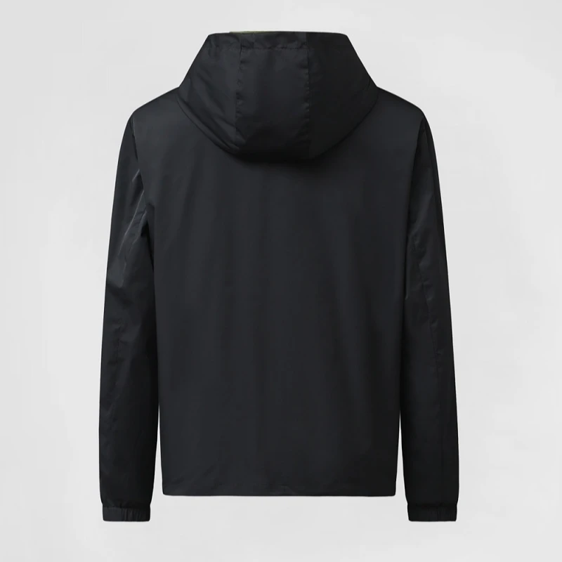 P家宽松型男连帽航海风双面休闲夹克男装男士时尚户外