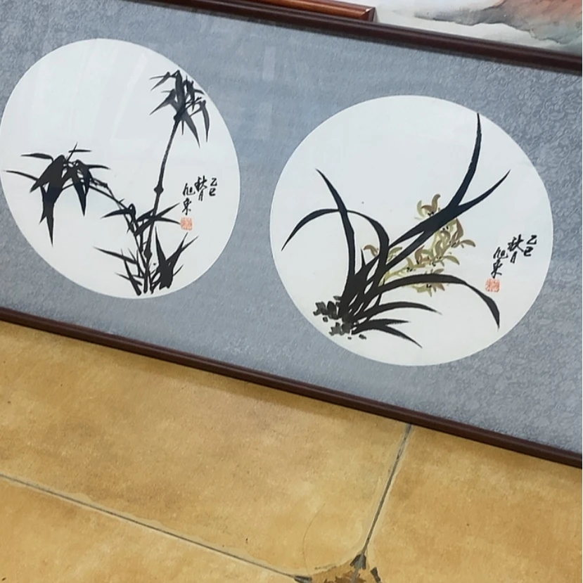 【闪购商品】国画手绘国画带框