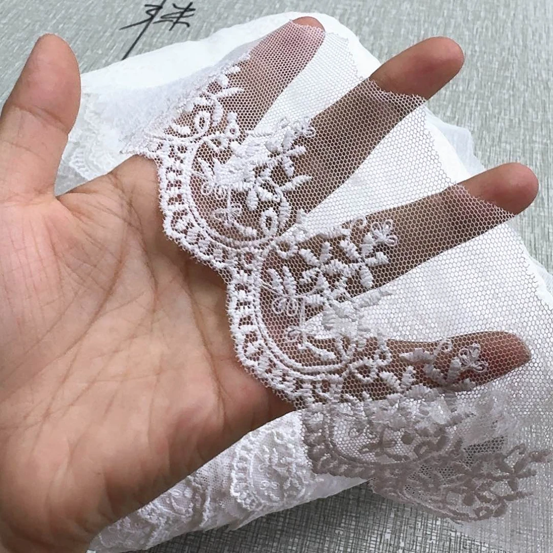 棉165号刺绣网纱10米