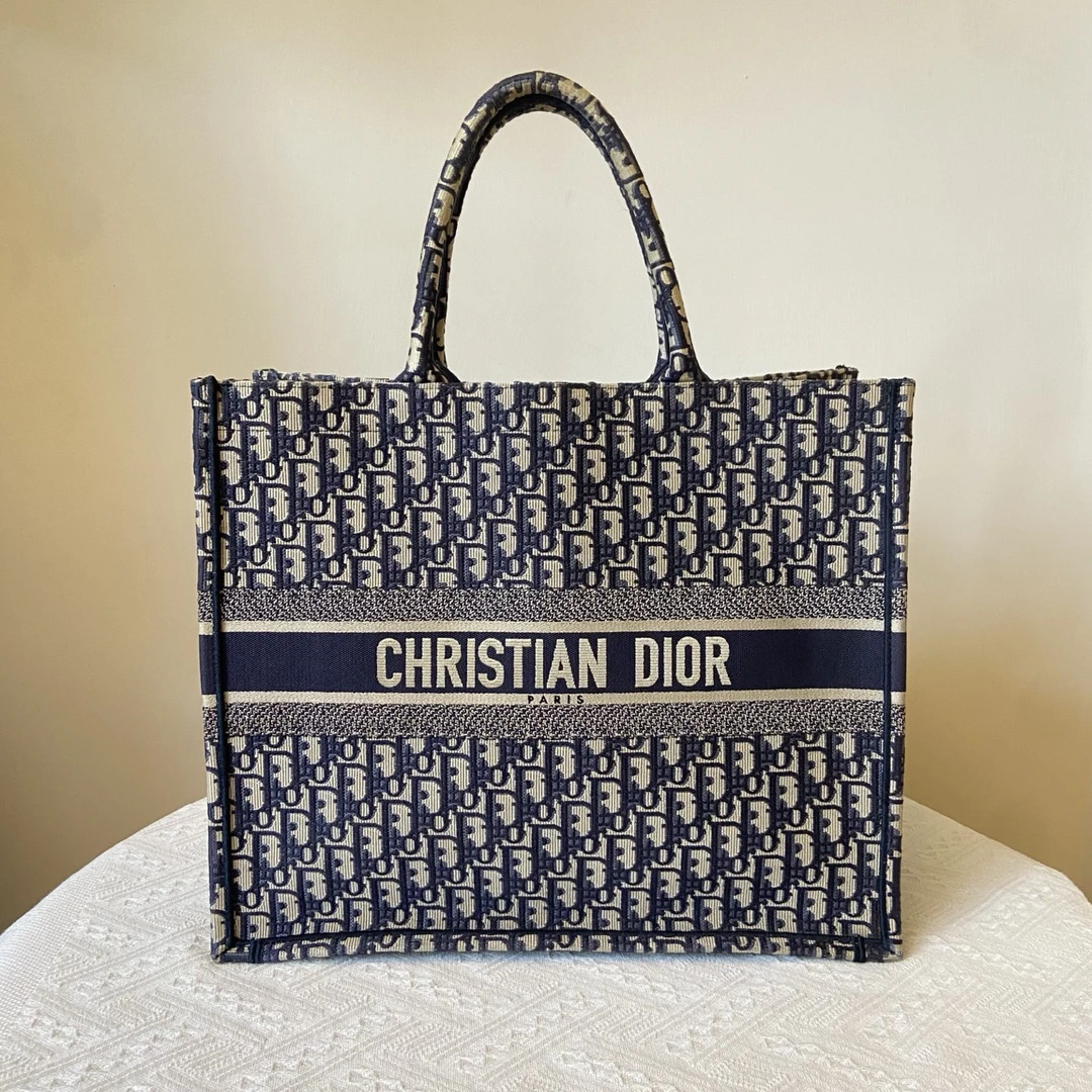 95新 DIOR/迪奥 老花tote大号
