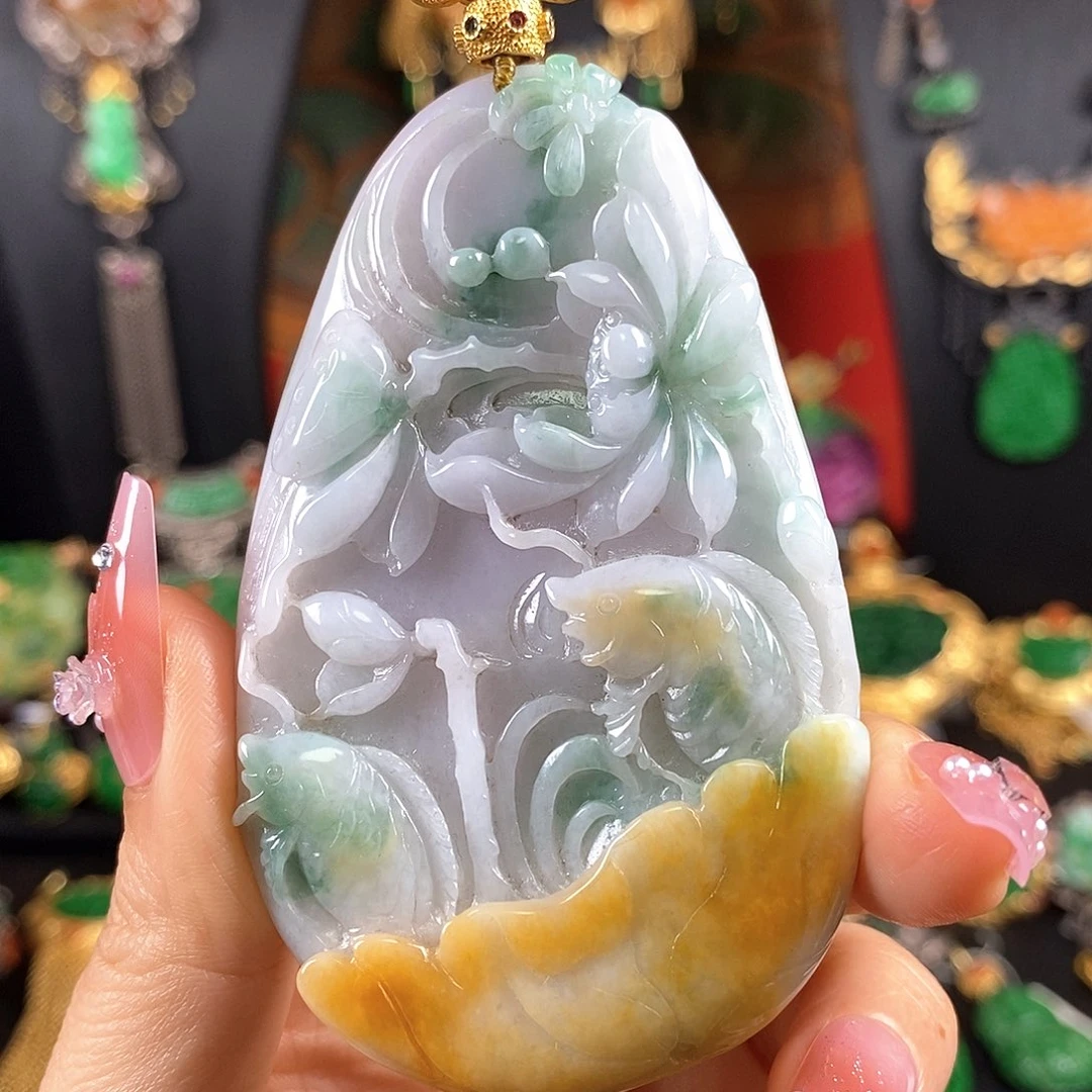 翡翠未镶嵌颈饰吊坠