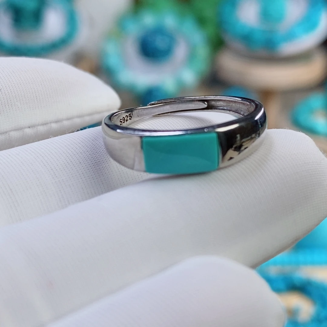 绿松石银S925镀金镶嵌其他