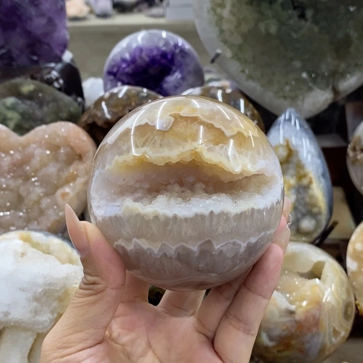 未镶嵌紫晶珠宝半成品