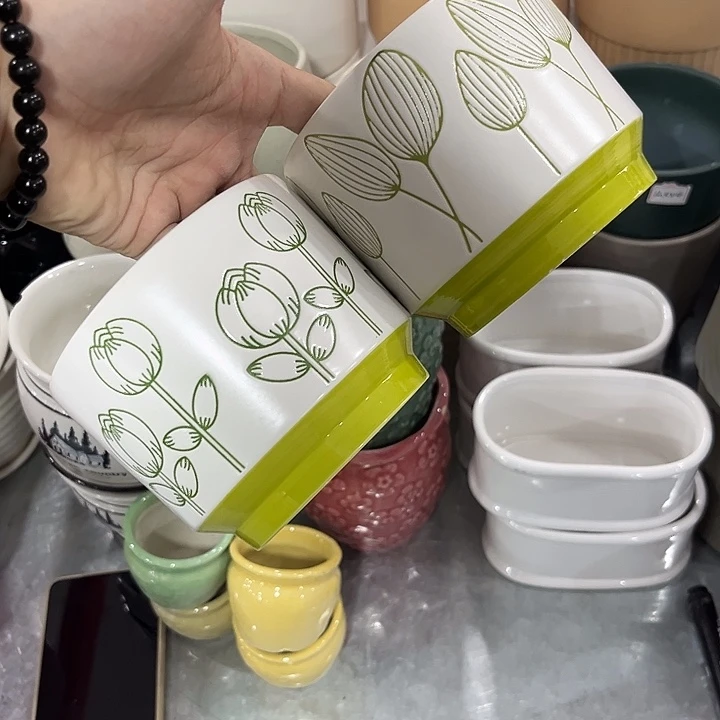 陶瓷花盆全场10包邮