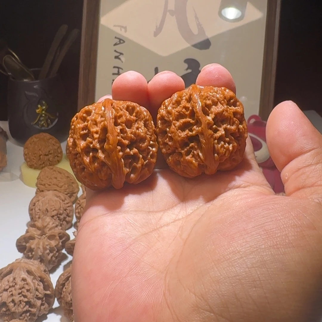 吊坠文玩核桃38尺寸华北将军（有修）